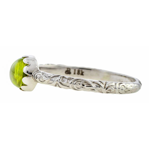 Cabochon Solitaire Ring- Heirloom by Doyle & Doyle - Image 61