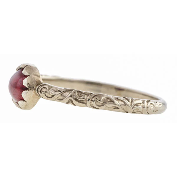 Cabochon Solitaire Ring- Heirloom by Doyle & Doyle - Image 65