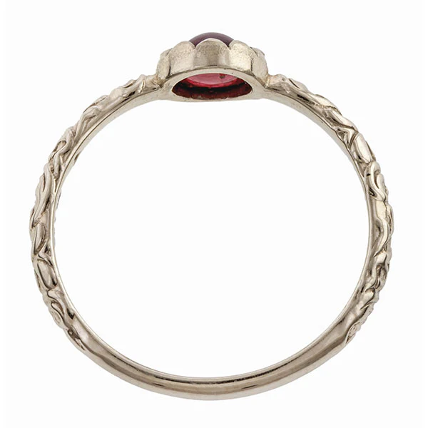 Cabochon Solitaire Ring- Heirloom by Doyle & Doyle - Image 66