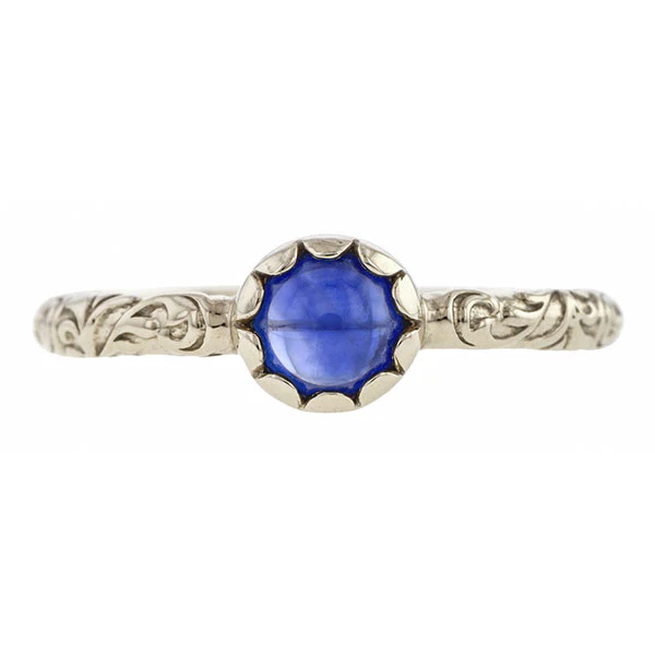 Cabochon Solitaire Ring- Heirloom by Doyle & Doyle - Image 67
