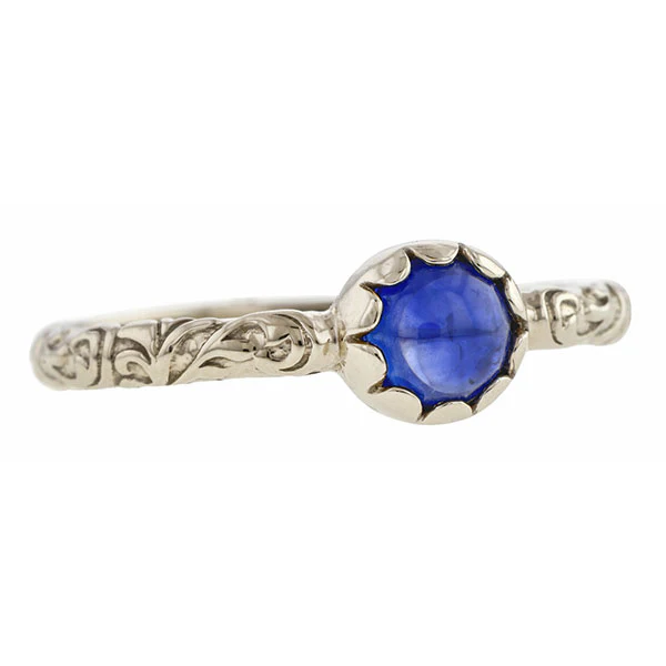 Cabochon Solitaire Ring- Heirloom by Doyle & Doyle - Image 68