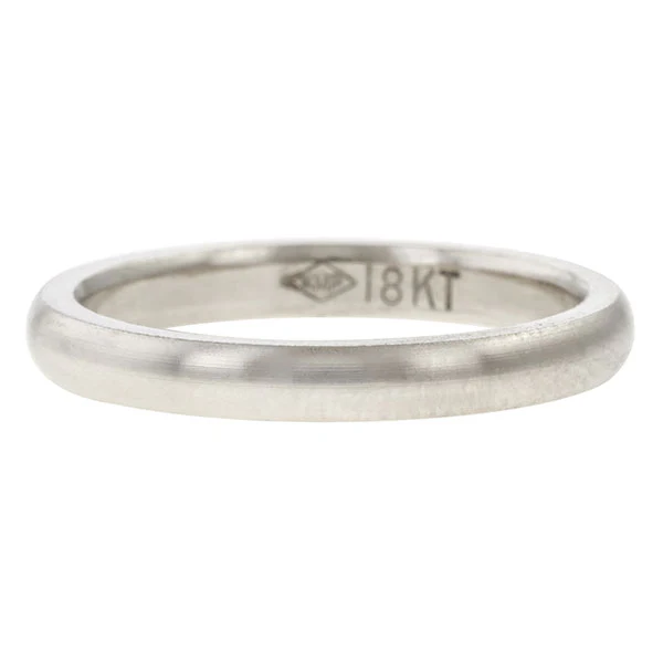 Comfort Fit Wedding Band Ring, 2.5mm