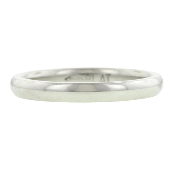 Comfort Fit Wedding Band Ring, 2.5mm
