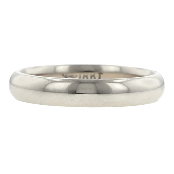 Comfort Fit Wedding Band Ring, 4mm