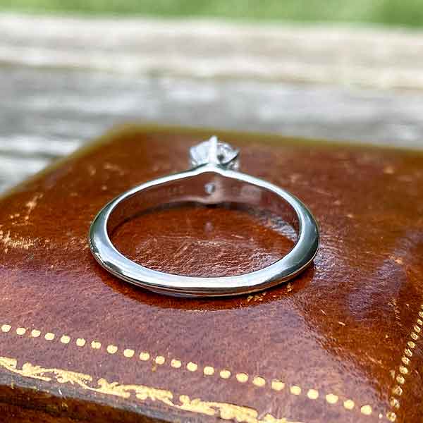 Vintage Tiffany & Co. Engagement Ring, RBC 0.57ct. - Image 5