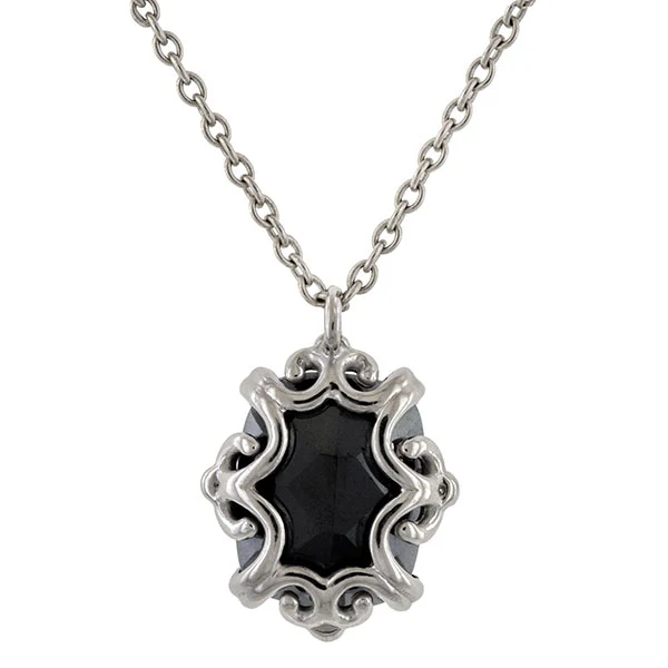 Cushion Gemstone & Diamond Necklace- Heirloom by Doyle & Doyle - Image 10