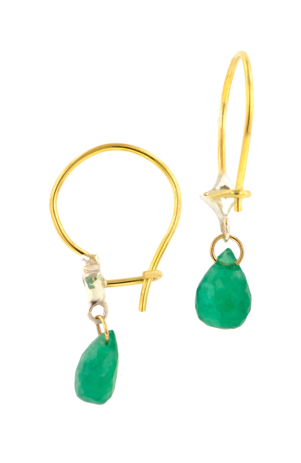 Diamond & Briolette Earrings- Heirloom by Doyle & Doyle - Image 2