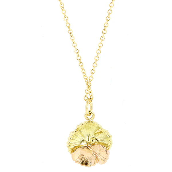 Diamond Pansy Necklace- Heirloom by Doyle & Doyle - Image 5