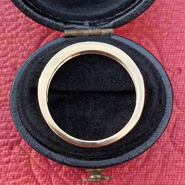 Diamond Wedding Band Ring, Size 6 3/4 - Image 5