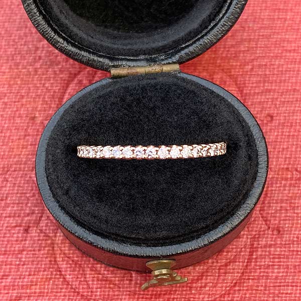 Diamond Wedding Band Ring, Size 6 3/4