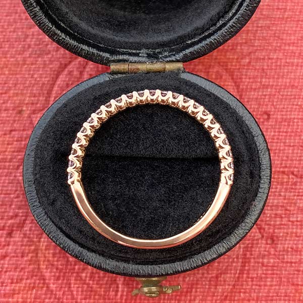 Diamond Wedding Band Ring, Size 6 3/4 - Image 4