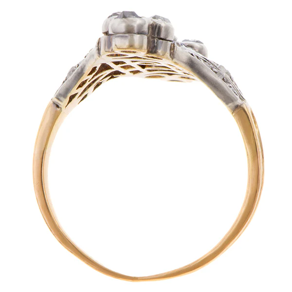 Edwardian Diamond & Sapphire Ring - Image 4