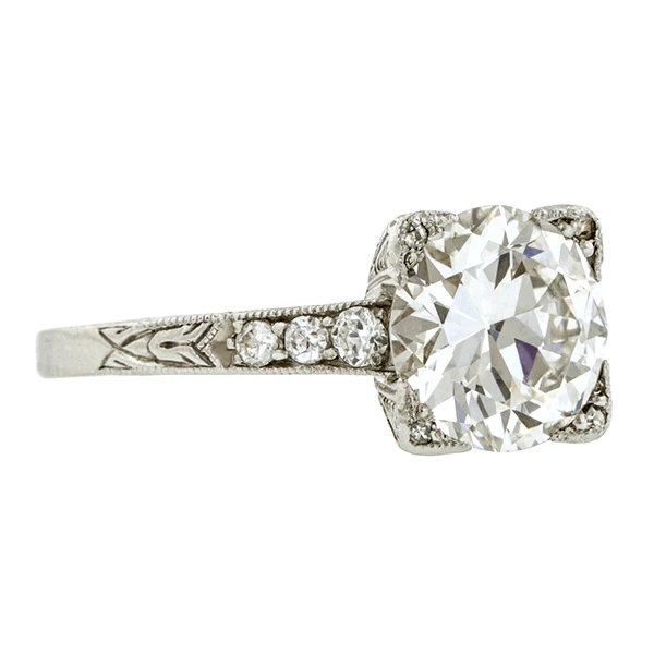 Edwardian Diamond Engagement Ring, TRB 2.14ct - Image 3