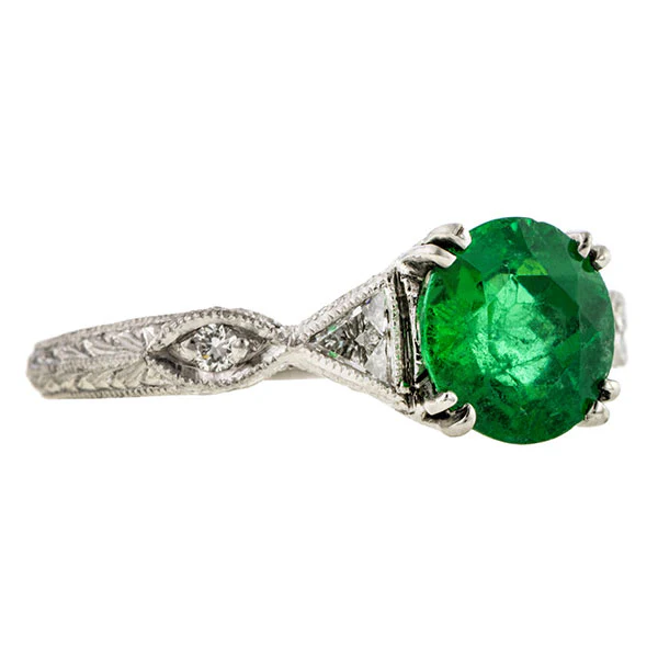 Emerald & Diamond Ring - Image 3