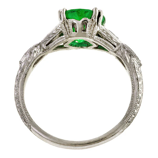 Emerald & Diamond Ring - Image 5