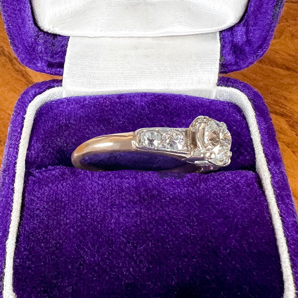 Vintage Engagement Ring, Old Euro 0.45ct. - Image 3