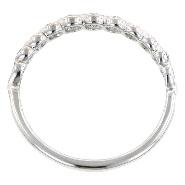 Entwined Diamond Wedding Band Ring- Heirloom by Doyle & Doyle - Image 7