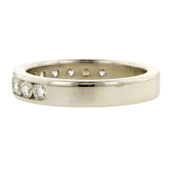 Estate Diamond Wedding Band Ring, Size 6 - Image 3