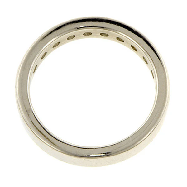 Estate Diamond Wedding Band Ring, Size 6 - Image 4