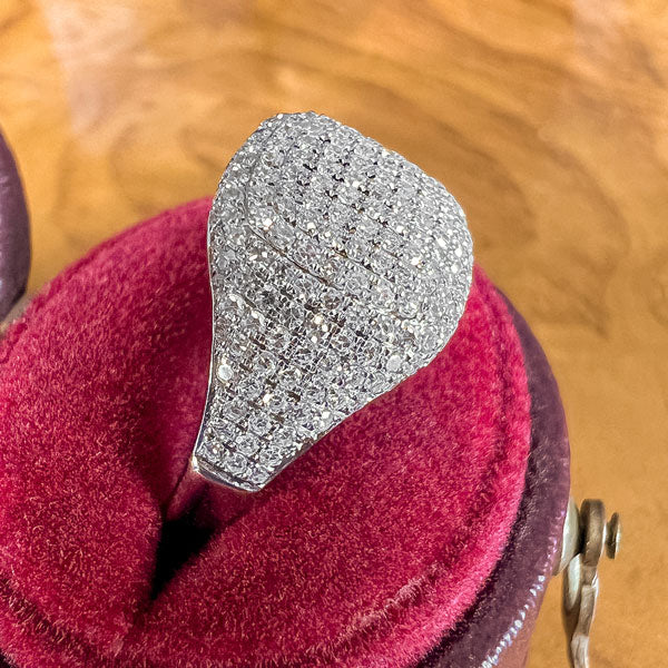 Estate Pavé Diamond Ring - Image 4