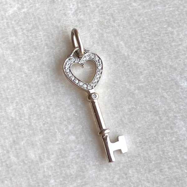 Estate Tiffany & Co. Diamond Mini Key