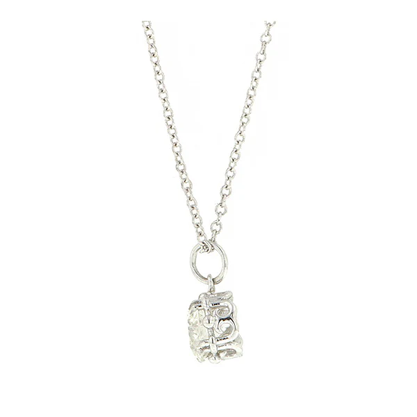 Fancy Basket Diamond Pendant Necklace- Heirloom by Doyle & Doyle - Image 5