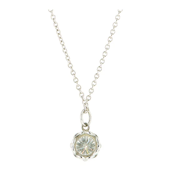 Fancy Basket Diamond Pendant Necklace- Heirloom by Doyle & Doyle - Image 7
