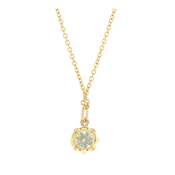 Fancy Basket Diamond Pendant Necklace- Heirloom by Doyle & Doyle - Image 8