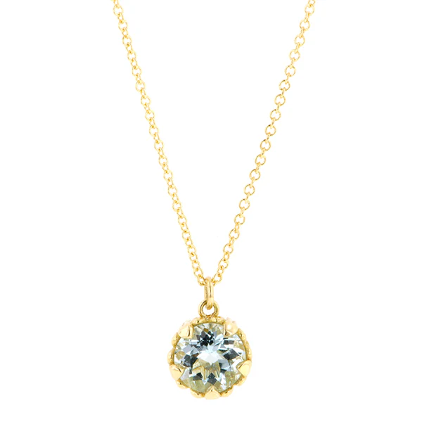 Fancy Basket Gemstone Pendant- Heirloom by Doyle & Doyle - Image 3