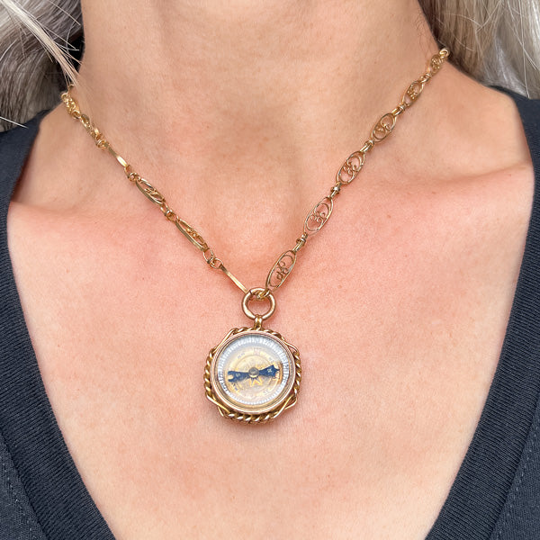 Vintage Fancy Link Chain Necklace - Image 3