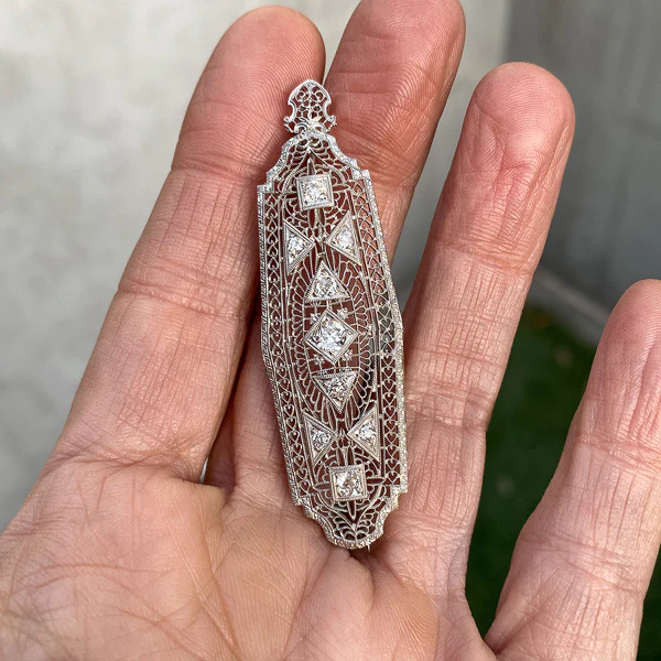 Filigree Diamond Pendant - Image 3