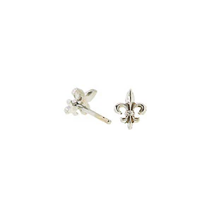 Fleur de Lis Gold Earrings- Heirloom by Doyle & Doyle - Image 6