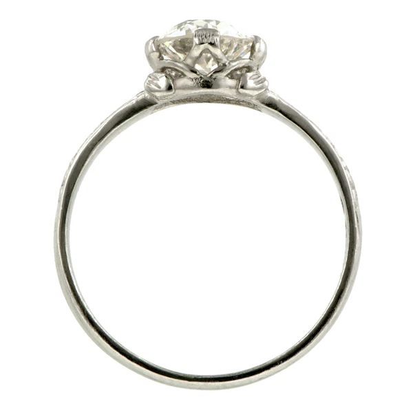 Flower Engagement Ring, Circular Brilliant 0.99ct.- Heirloom by Doyle & Doyle - Image 3