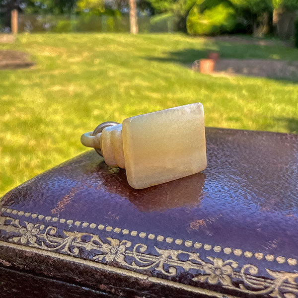 Georgian Mother of Pearl Fob Pendant - Image 3