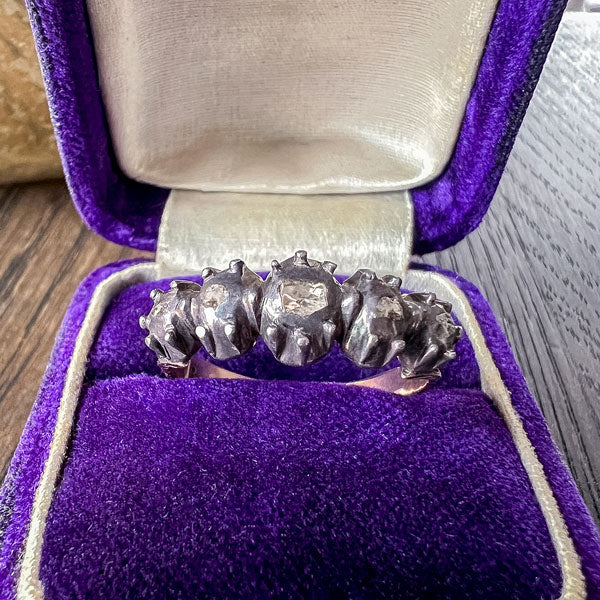 Georgian Rose Cut Diamond Ring - Image 2