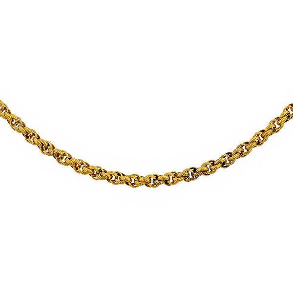 Georgian Textured Link Rope Chain - Image 3
