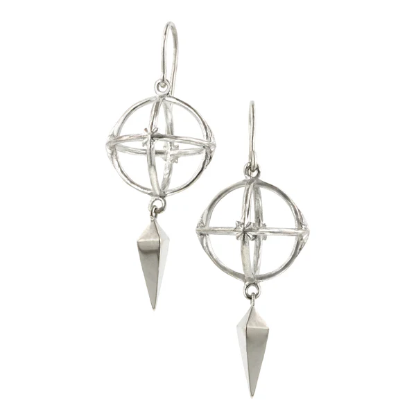 Globe Drop Earrings-Heirloom by Doyle & Doyle