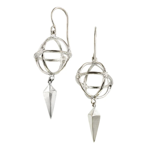 Globe Drop Earrings-Heirloom by Doyle & Doyle - Image 2