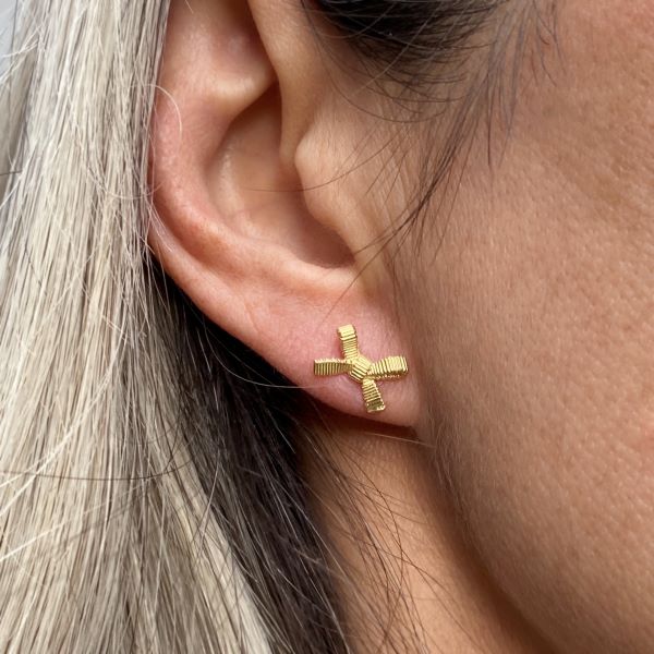 Grosgrain Bow Earrings- Heirloom by Doyle & Doyle - Image 2