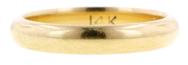 Half Round Wedding Band