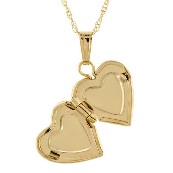 Petite Heart Locket Necklace - Image 7