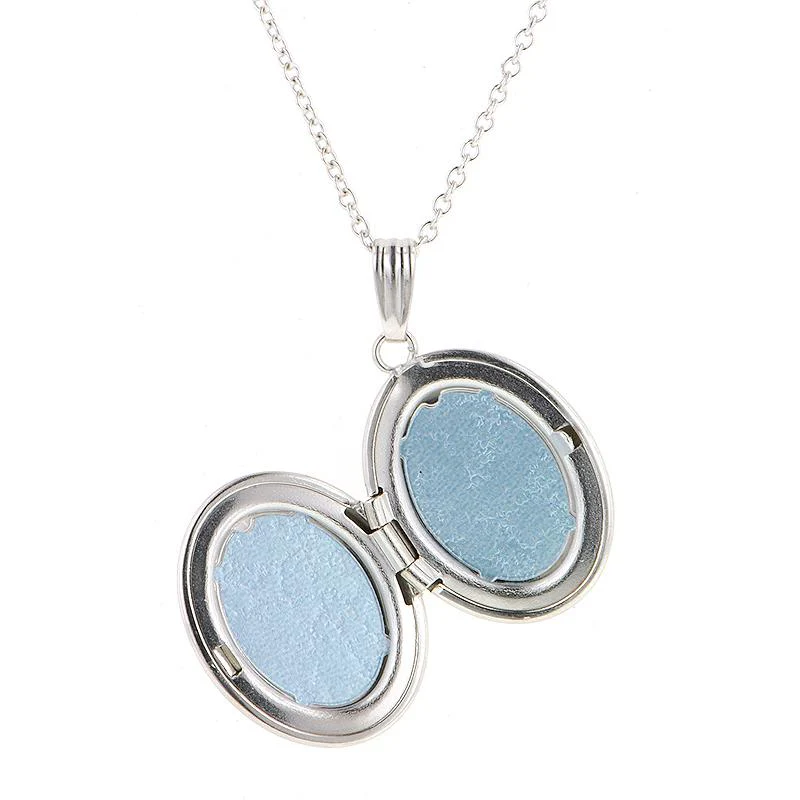 Medium Smooth Oval Locket - Image 2