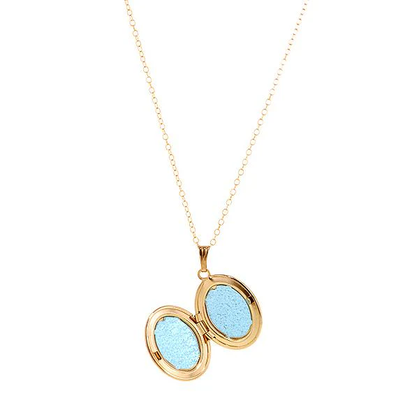 Medium Smooth Oval Locket - Image 4