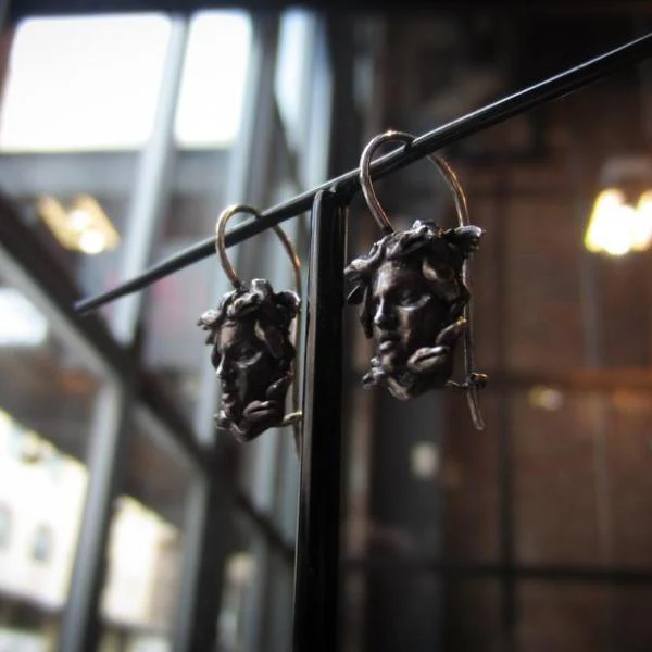 Medusa Drop Earrings- Heirloom by Doyle & Doyle - Image 3