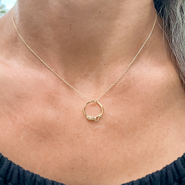 Ouroboros Snake Necklace-Heirloom by Doyle & Doyle - Image 3