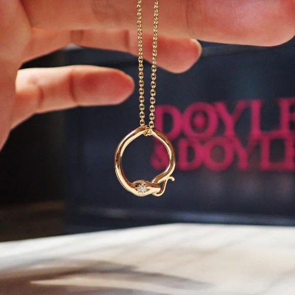 Ouroboros Snake Necklace-Heirloom by Doyle & Doyle - Image 6
