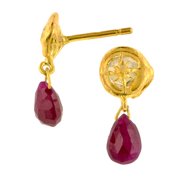 Ouroboros Snake Drop Earrings- Heirloom by Doyle & Doyle - Image 2