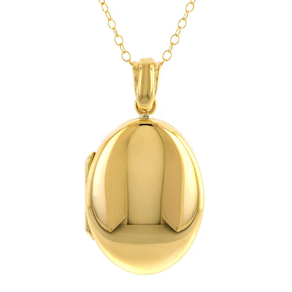 Oval Locket Necklace