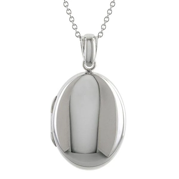 Oval Locket Necklace - Image 2
