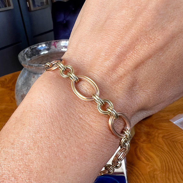 Retro Two Toned Bracelet - Image 2